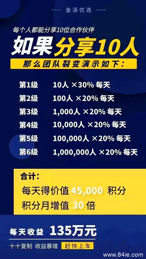一分钟了解金派优选怎么玩以及如何赚钱